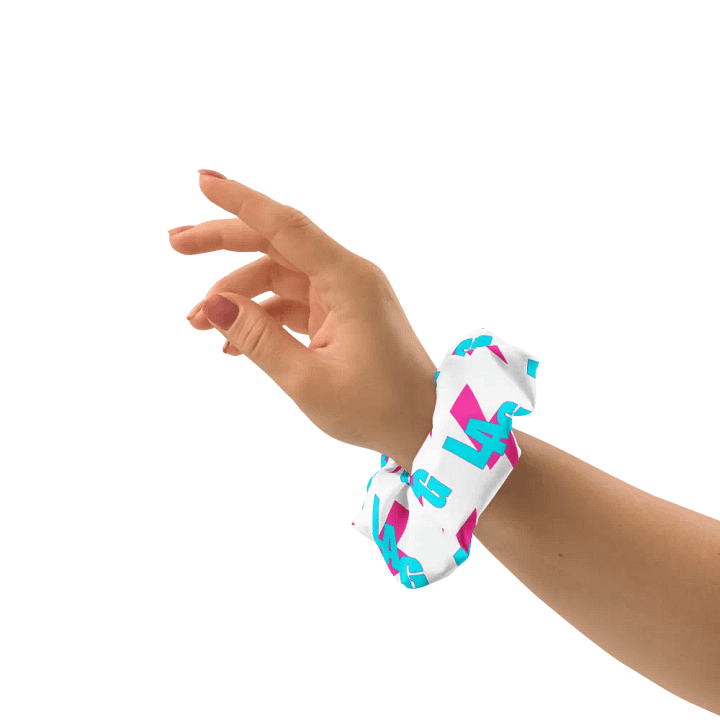 LAG Scrunchie with Bow (White) product image (1)
