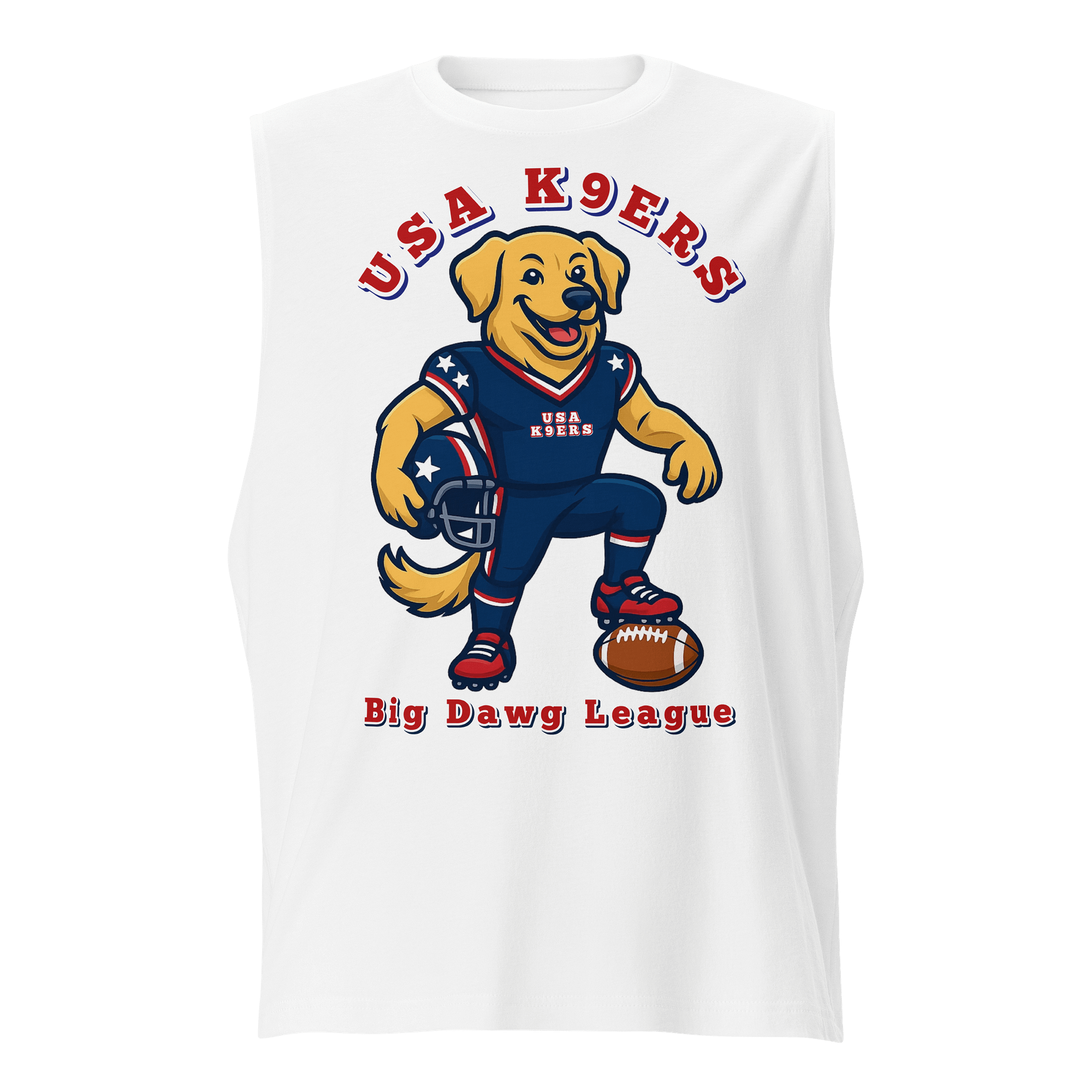 Muscle Tee Golden Retriever USA K9ERS product image (1)