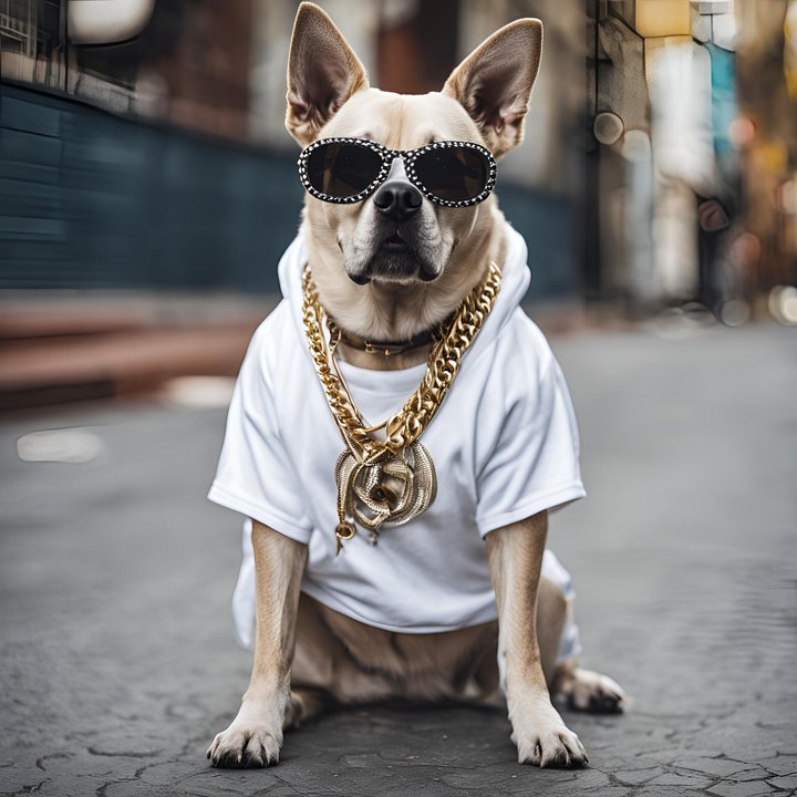 Gangsta Dog 11-Whitie-24x24x300 product image (1)