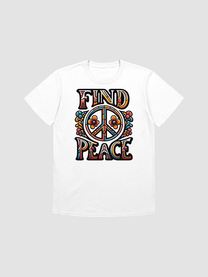 Floral Peace Sign Unisex T-Shirt product image (1)