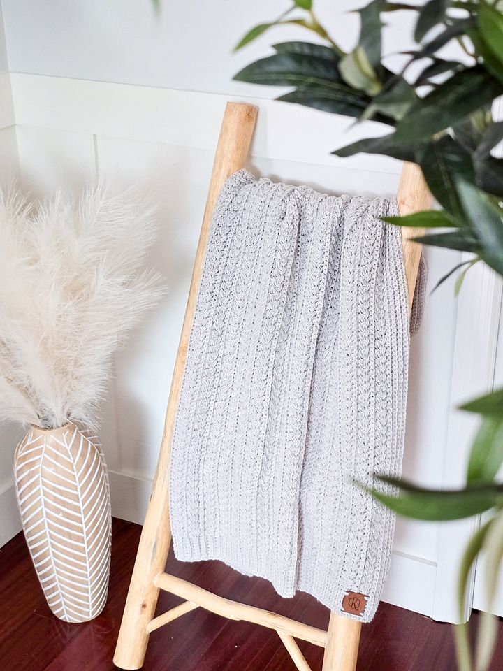 Cozy Braided Wheat Crochet Blanket Pattern product image (2)