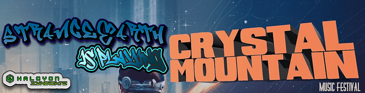 StrangeEarth - Crystal Mountain sticker *LIMITED EDITION* product image (1)