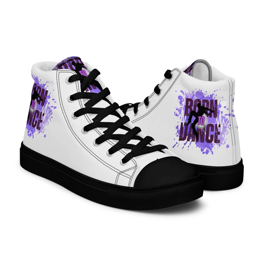 Retro Born to Dance Splash His Silhouette High Tops product image (15)