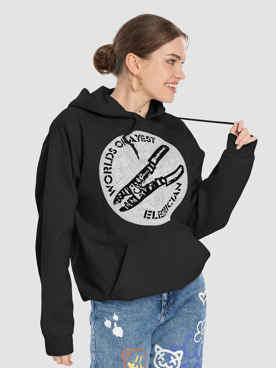 Worlds Okayest Electrician Hoodie product image (106)