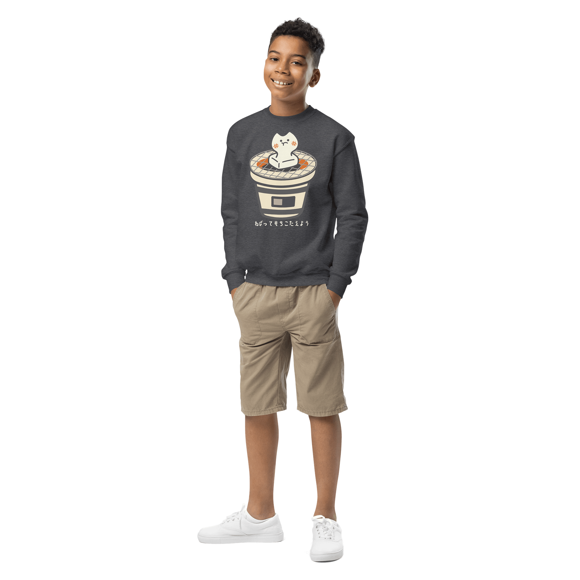 Mochi Cat - Unisex Youth Sweatshirt product image (2)