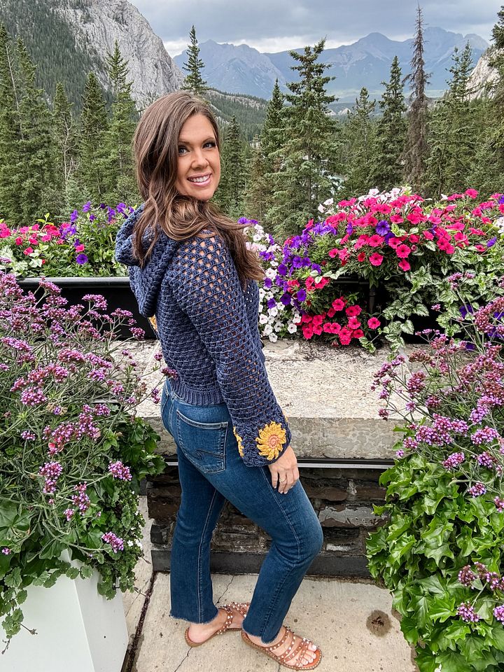 Sunny Sunflower Cardigan Crochet Patten product image (2)