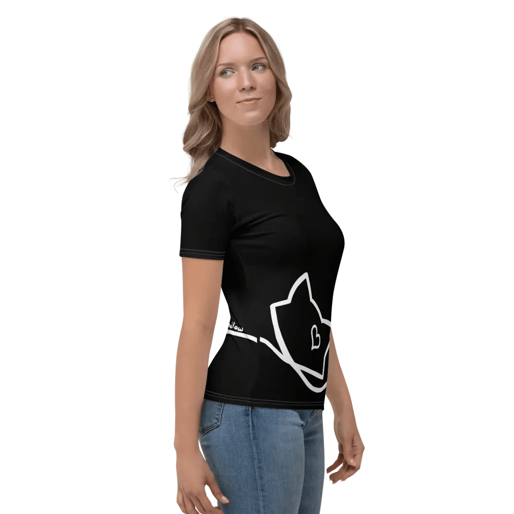 Mellow Ribbon - Women's T-shirt (Black+White) product image (1)