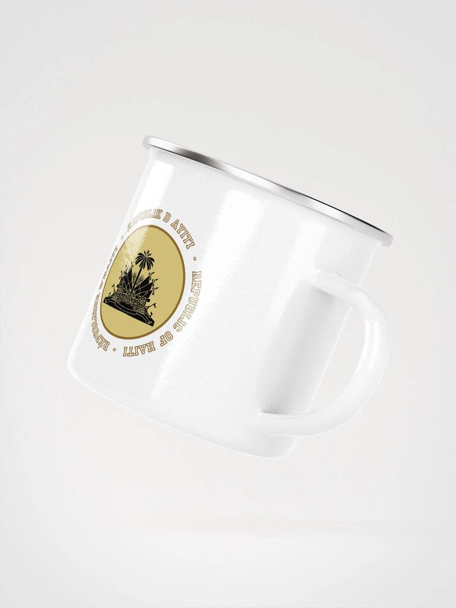 Haiti Emblem Enamel Mug product image (3)