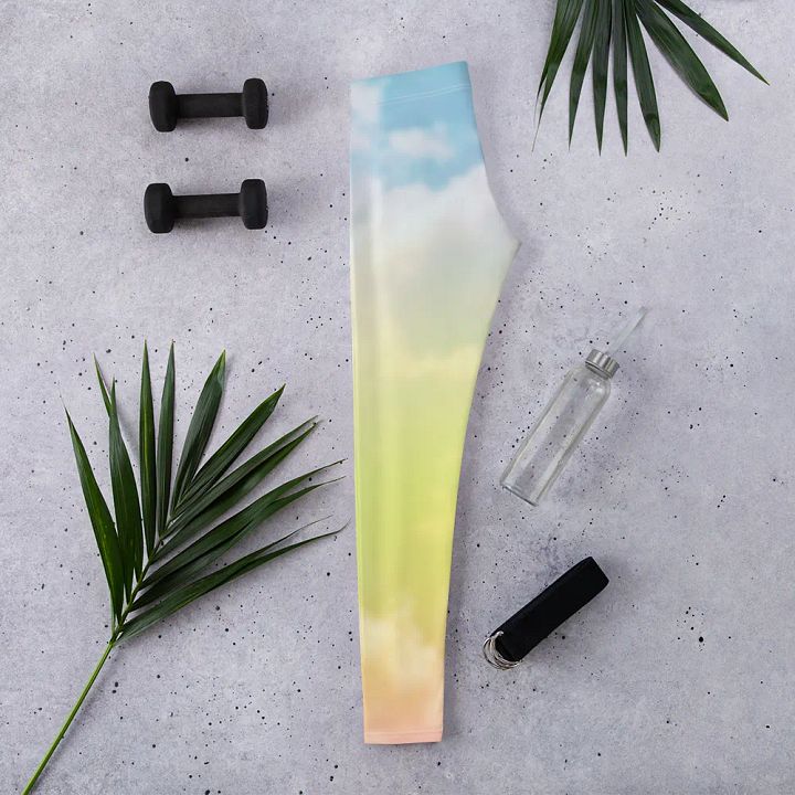 Blur cloud rainbow Design Legging - V5 product image (2)