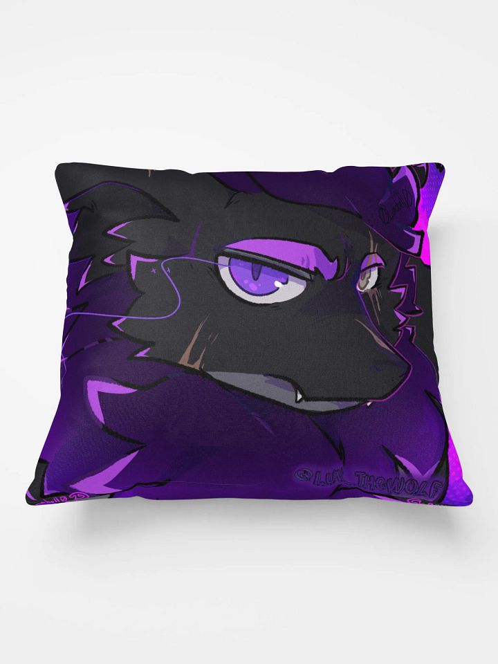 "Scruffy Wolf" Nardoragon Decorative Pillow product image (1)