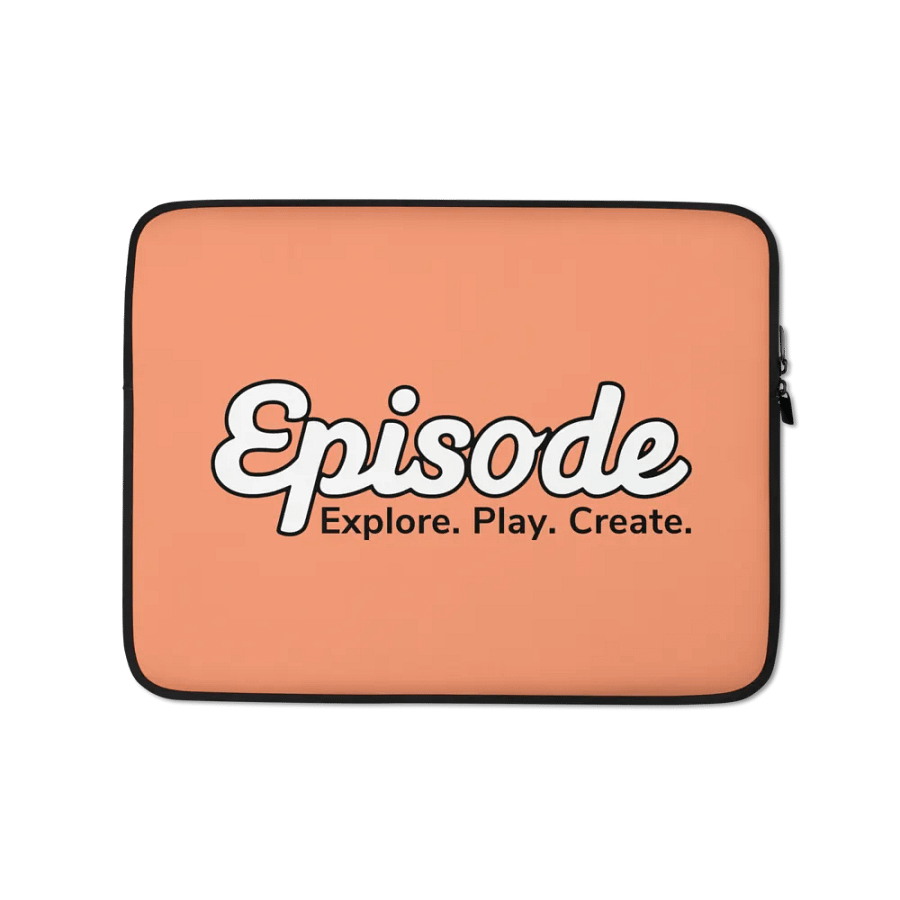 Episode Laptop Sleeve Orange With Logo product image (1)