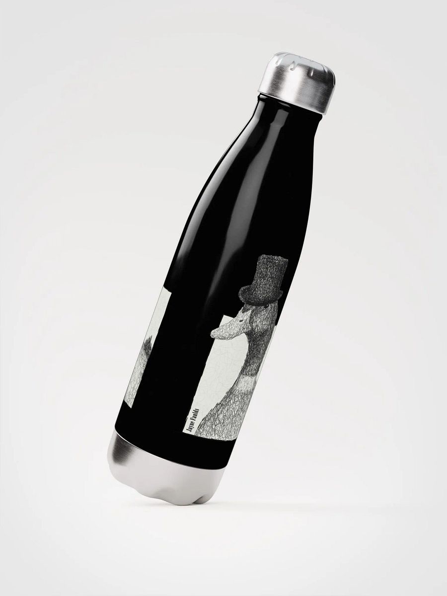 Feathered Gentleman Stainless Steel Water Bottle product image (3)