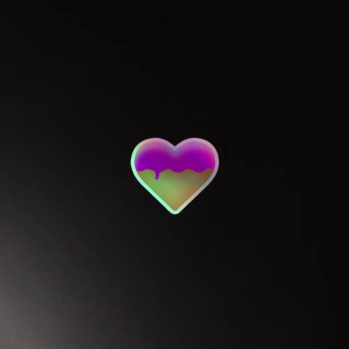 CakeHeart Holographic Sticker product image (4)