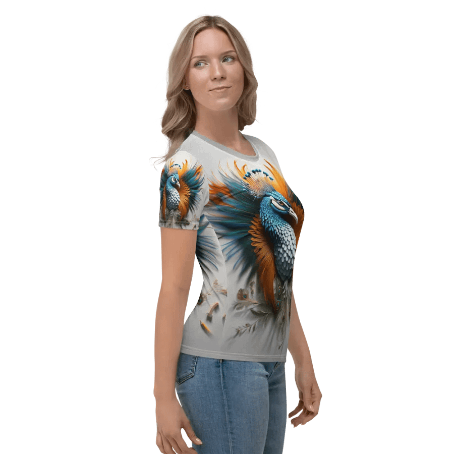 Peacock Vibrant T shirt product image (8)