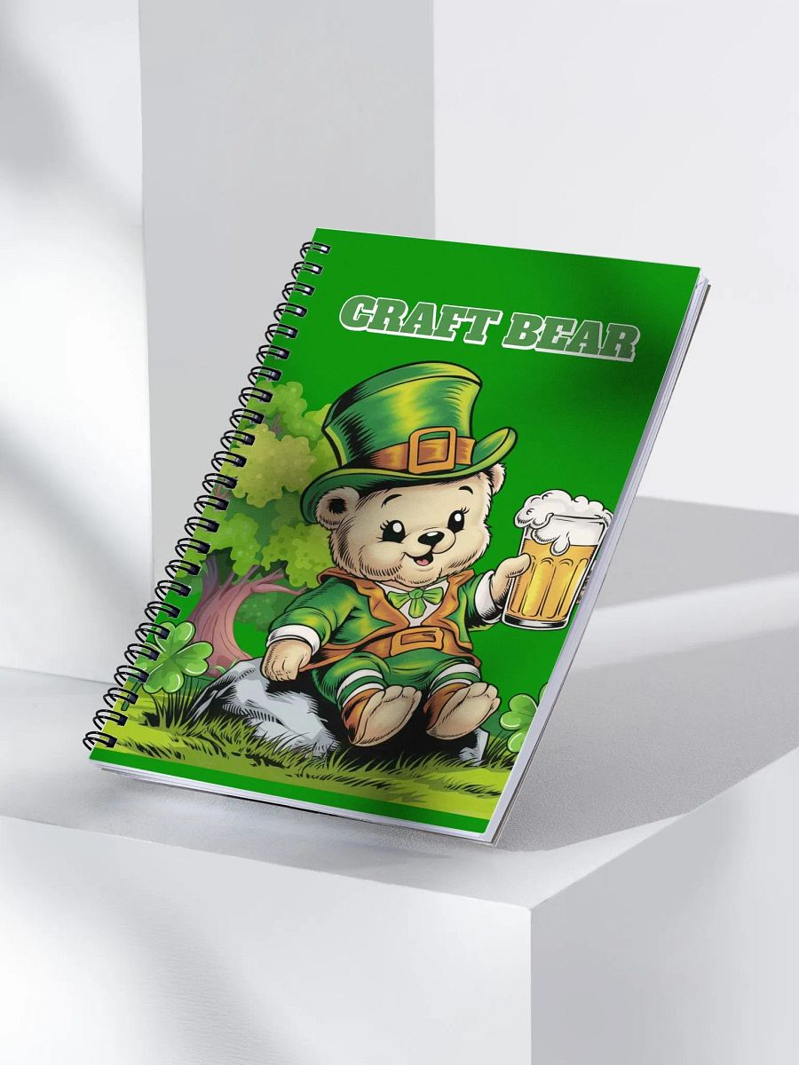 Craft Bear - St. Patrick's Day Spiral Notebook product image (2)
