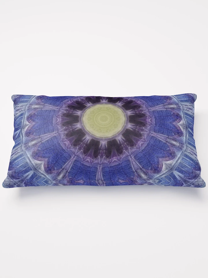 Blue Cathedral Kaleidoscope Throw Pillow product image (1)