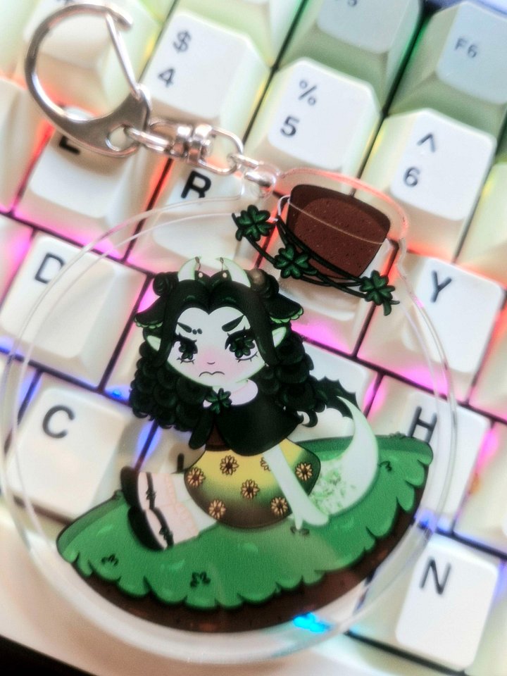 Terrarium Bulbie Acrylic Keychain product image (2)