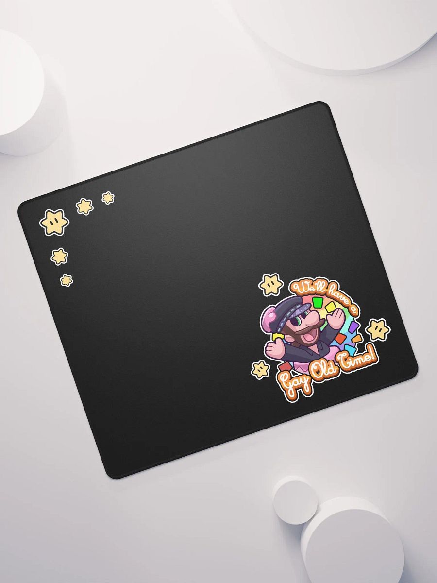 Gay Old Time: Black Mousepad product image (7)