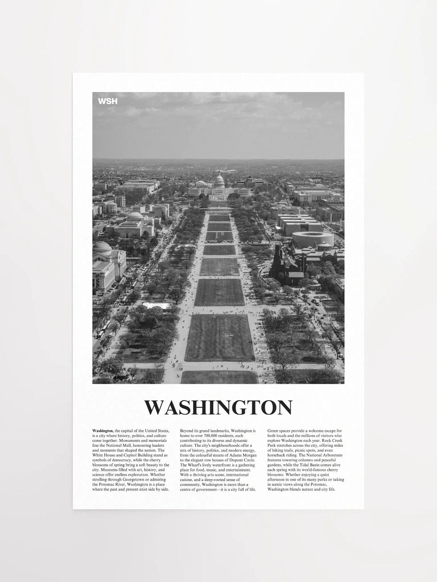 Washington 03 Newspaper Poster product image (11)