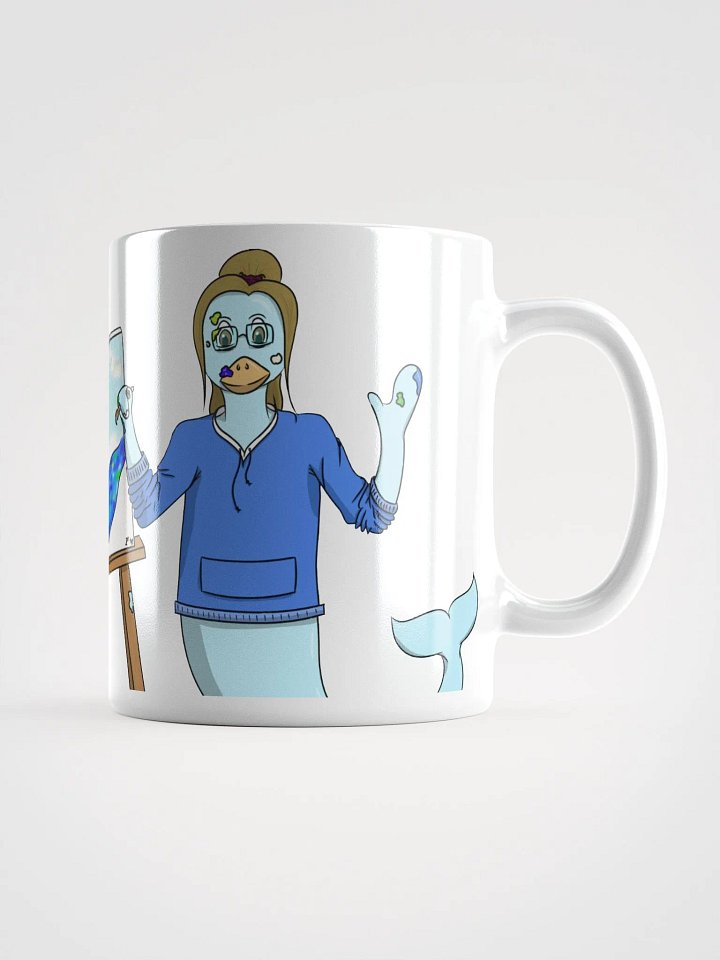 Dolphin's DC Painting Mug (White) product image (3)