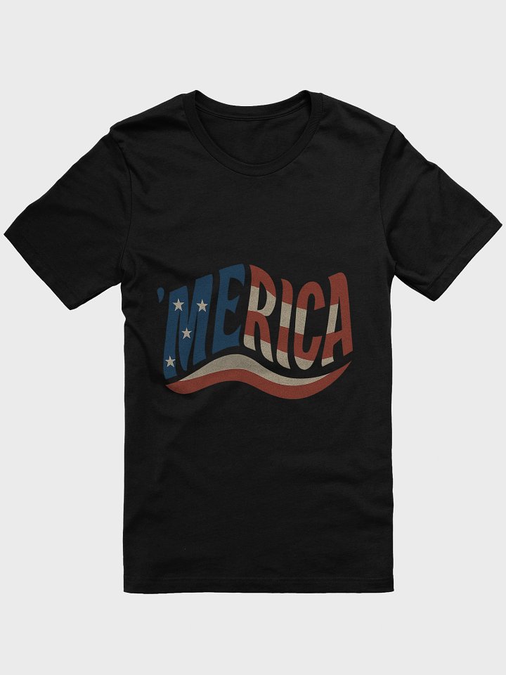 Patriotic 'MERICA' Flag T-Shirt product image (6)