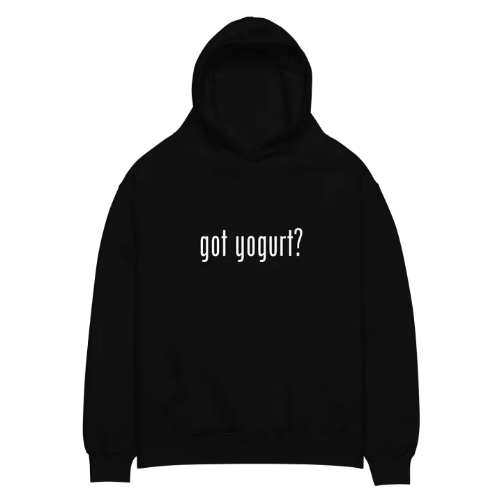 unisex "got yogurt?" oversized hoodie product image (4)
