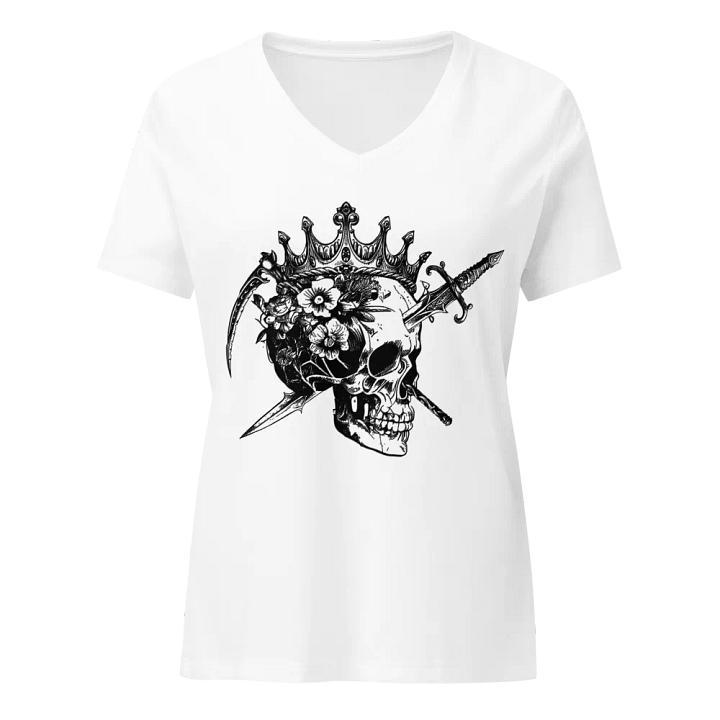 Four Horsemen Logo Bella+Canvas Women's Relaxed V-Neck T-Shirt product image (25)
