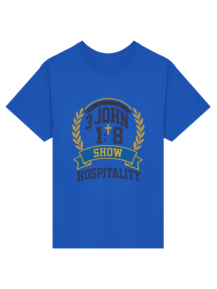 3 John 1:8 – “Show Hospitality” Varsity Vintage Tee product image (6)