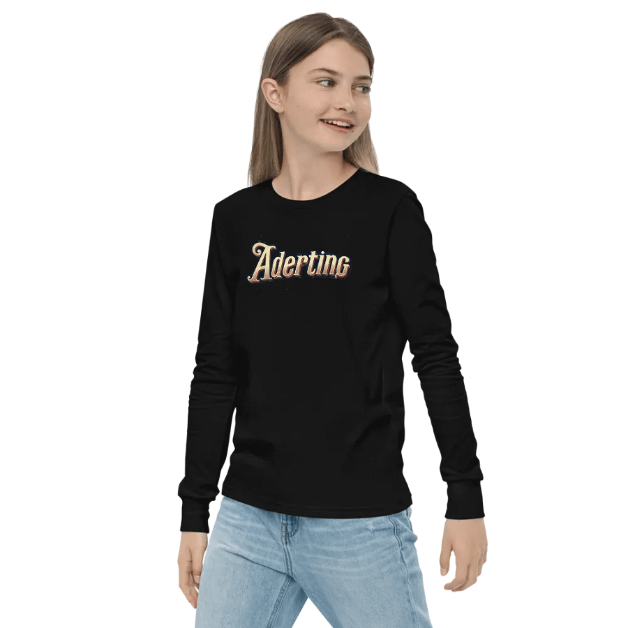 Vintage Aderting Youth Long Sleeve Tee product image (3)