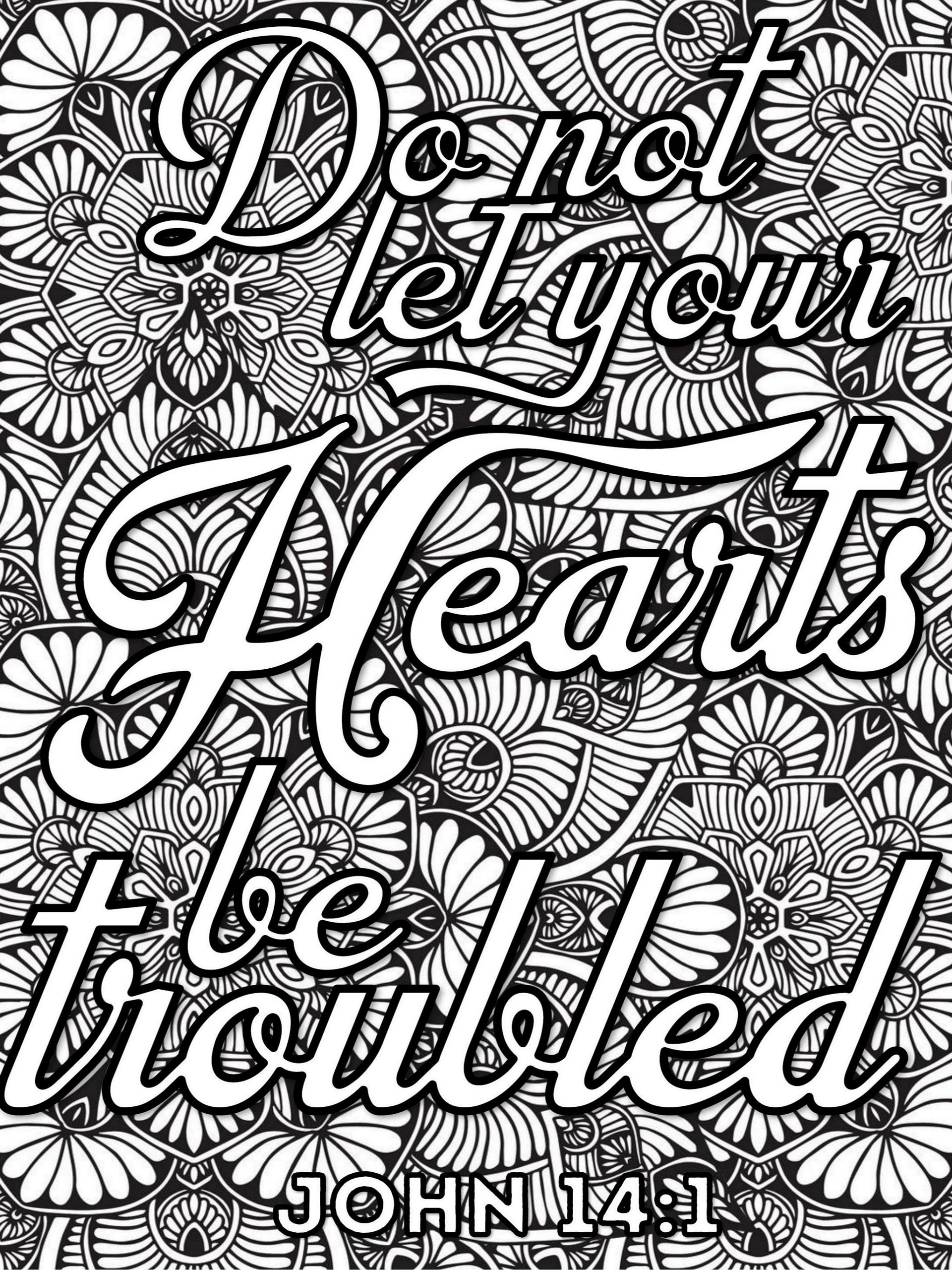 Bible Quotes with Abstract Art A Coloring Book for Adults product image (2)