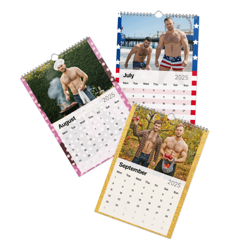 AI HUNKS - A HoneyBearSquish Calendar product image (4)