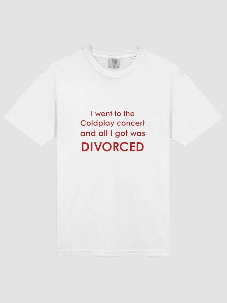 Coldplay Divorce Concert T-shirt product image (17)