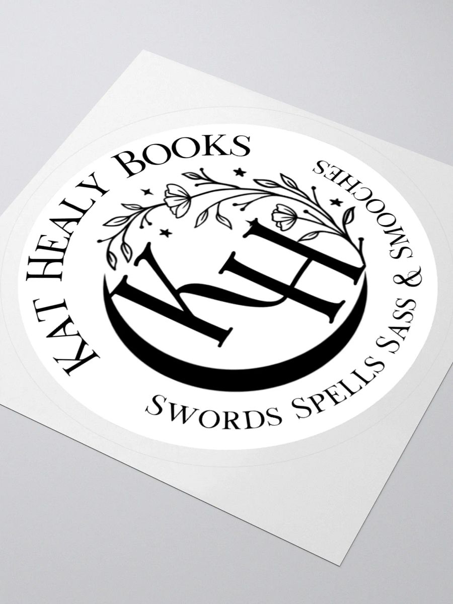 Kat Healy Books Slogan Sticker product image (9)