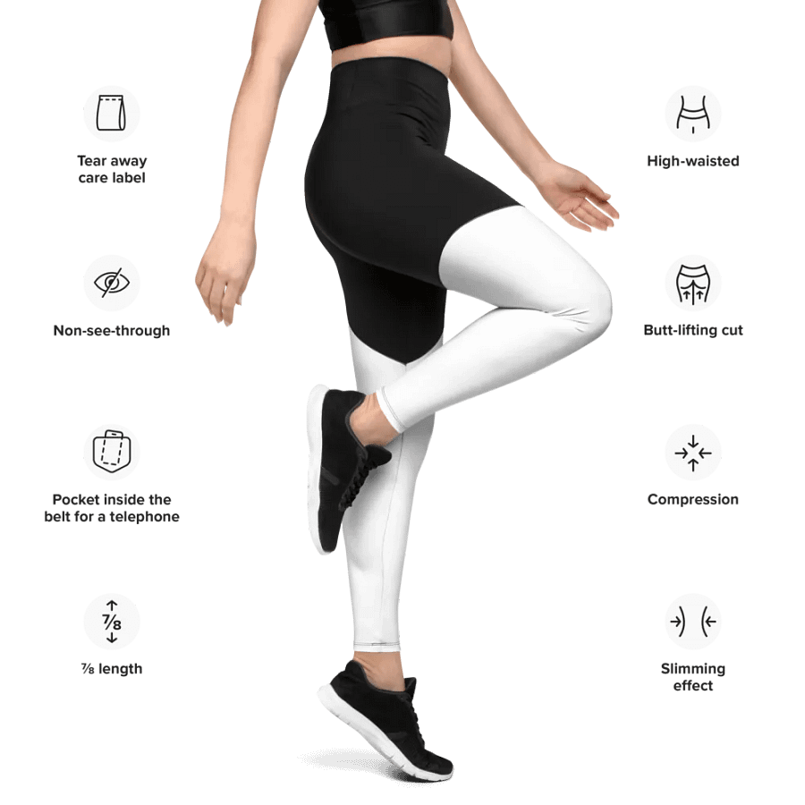 Rewind Logo Sports Leggings product image (4)