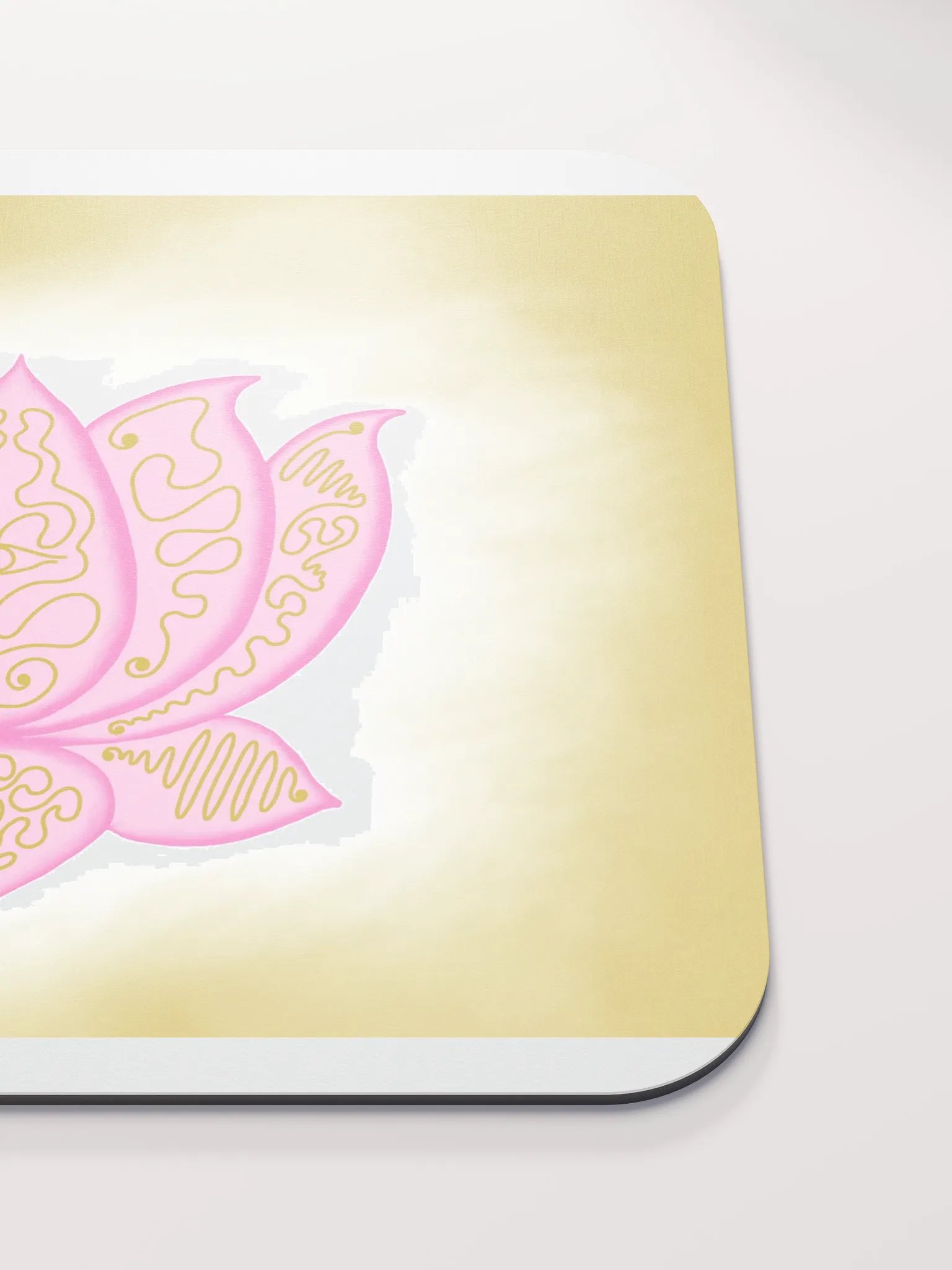 Golden Lotus Mouse Pad product image (5)