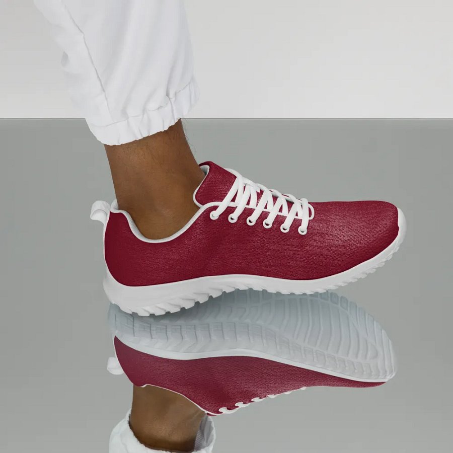 Solid Color Skeezy DRK RED/WHT product image (12)