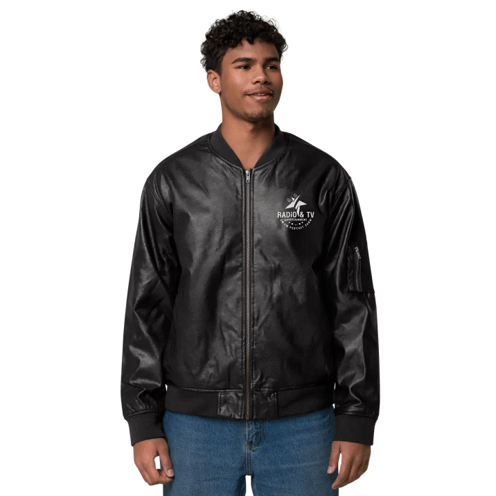 RDTV Pod-Fam Leather Bomber Jackets product image (2)