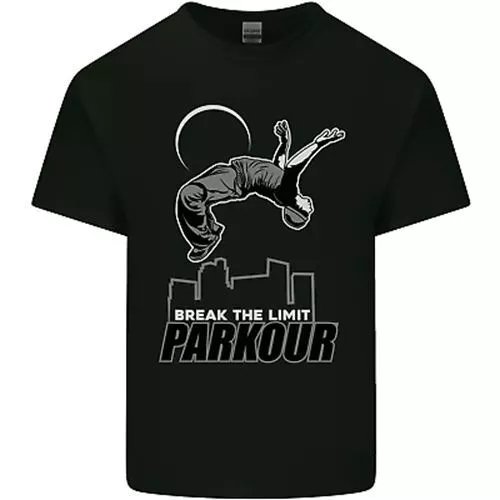 Parkour Free Running Break the Limit Kids T-Shirt Boys Girls product image (5)
