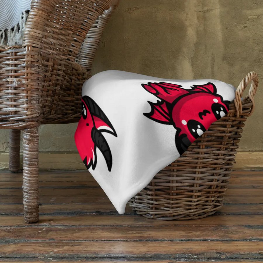 Mythical Devil Bat Throw Blanket product image (9)