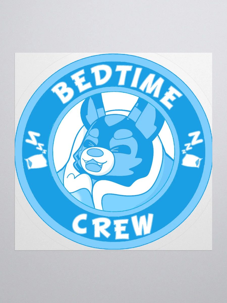 Bed Time Crew Sticker product image (1)