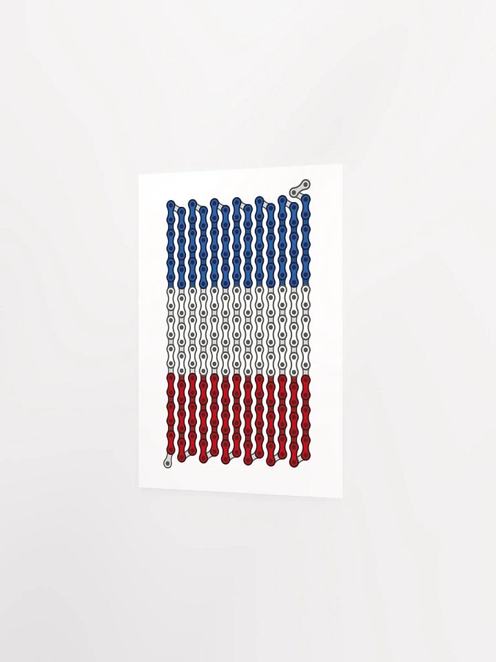 France Bike Chain Flag Poster product image (4)
