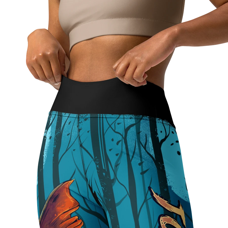 Eerie MothMan Forest Yoga Leggings product image (52)