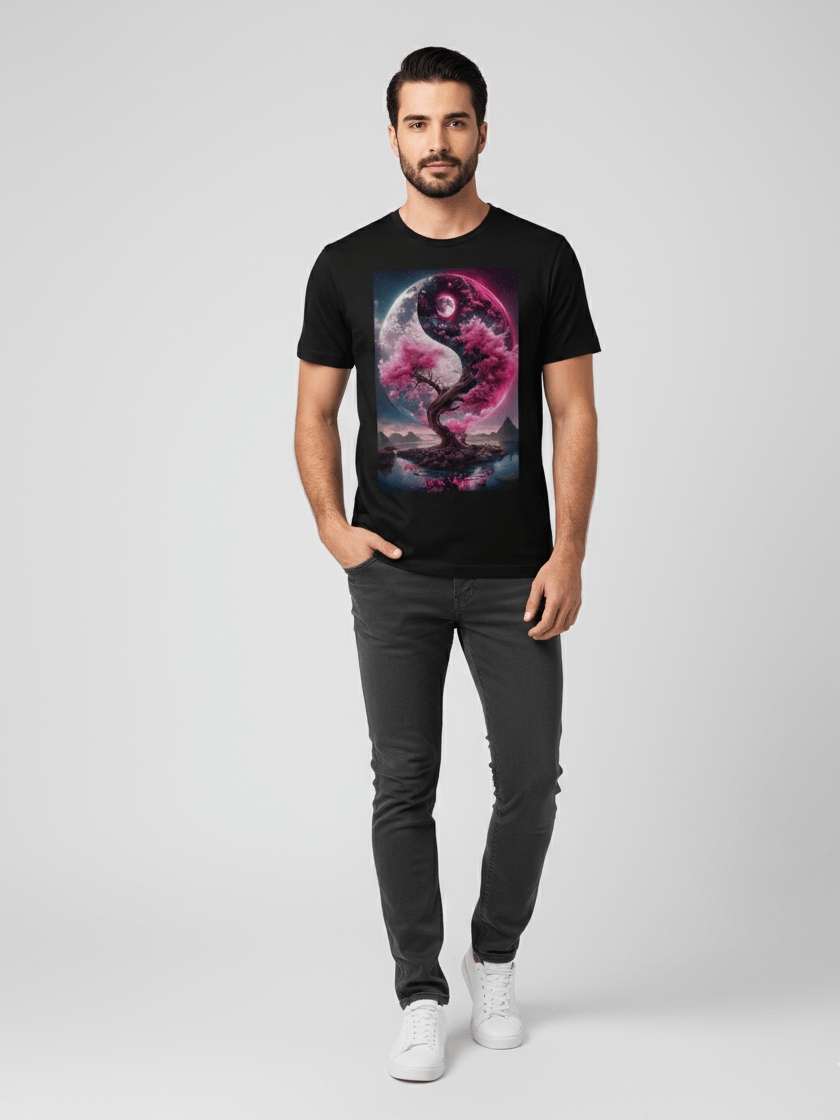 Surreal Yin-Yang Harmony T-Shirt product image (1)