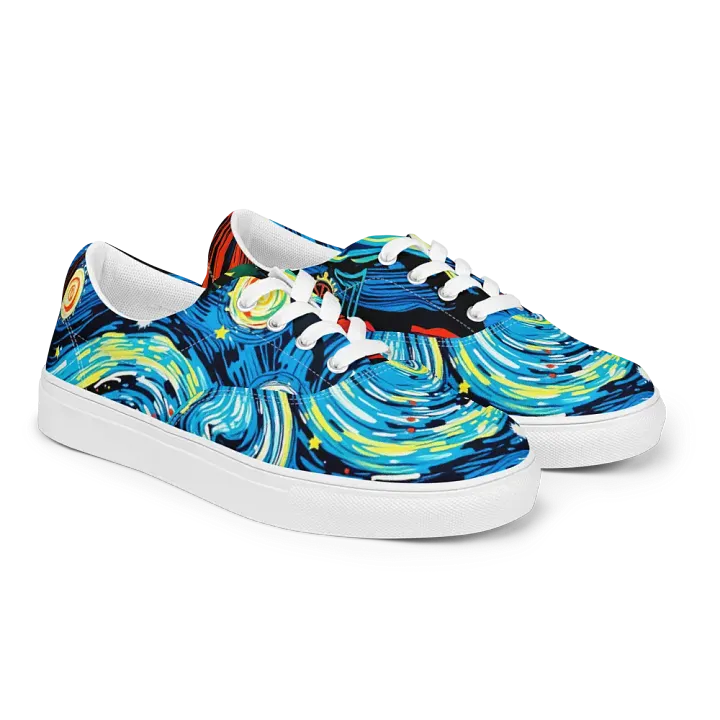 Starry Night Sky Men's Canvas Shoes product image (2)