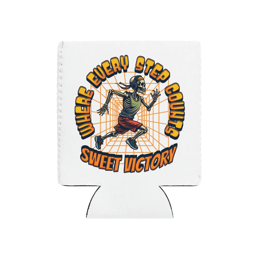 Where Every Step Counts Sweet Victory Runner Skeleton Can Cooler product image (1)