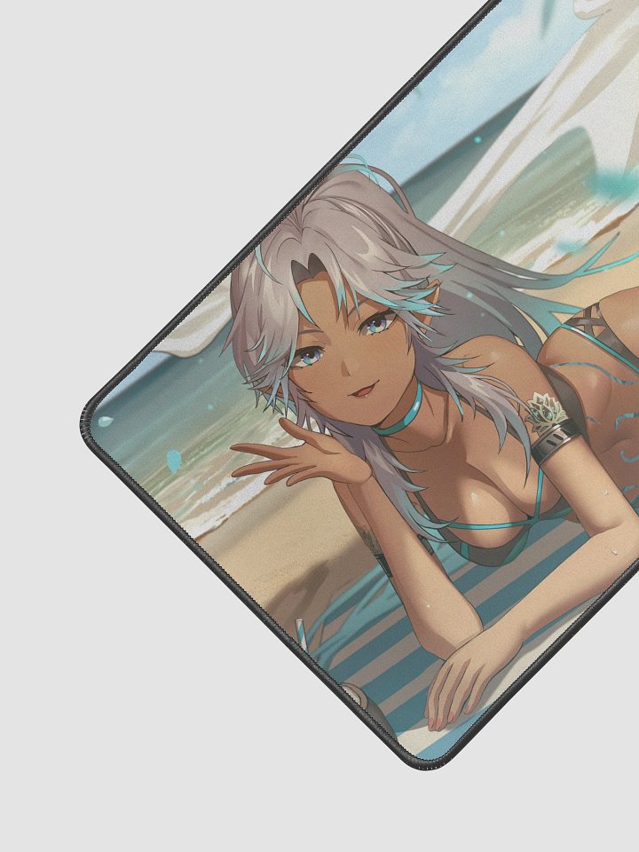 Twilight Drift: Tidesong Desk Mat 12" x 18" product image (2)