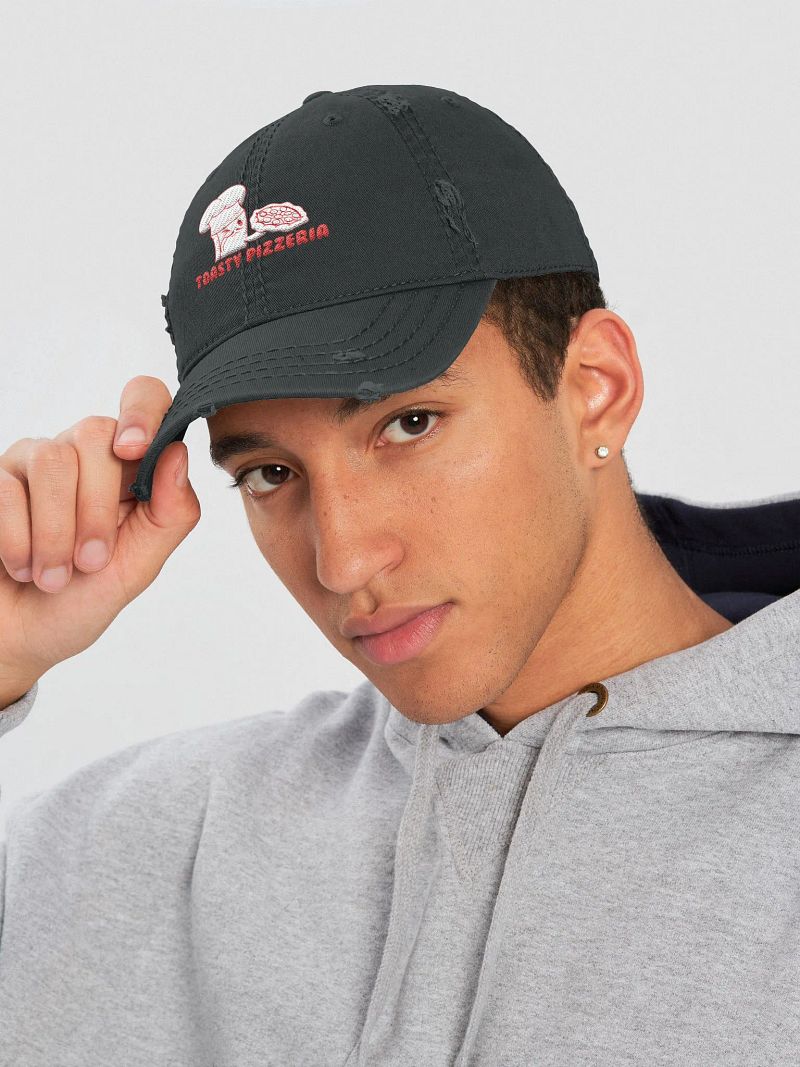 Toasty Pizzeria Distressed Dad Hat