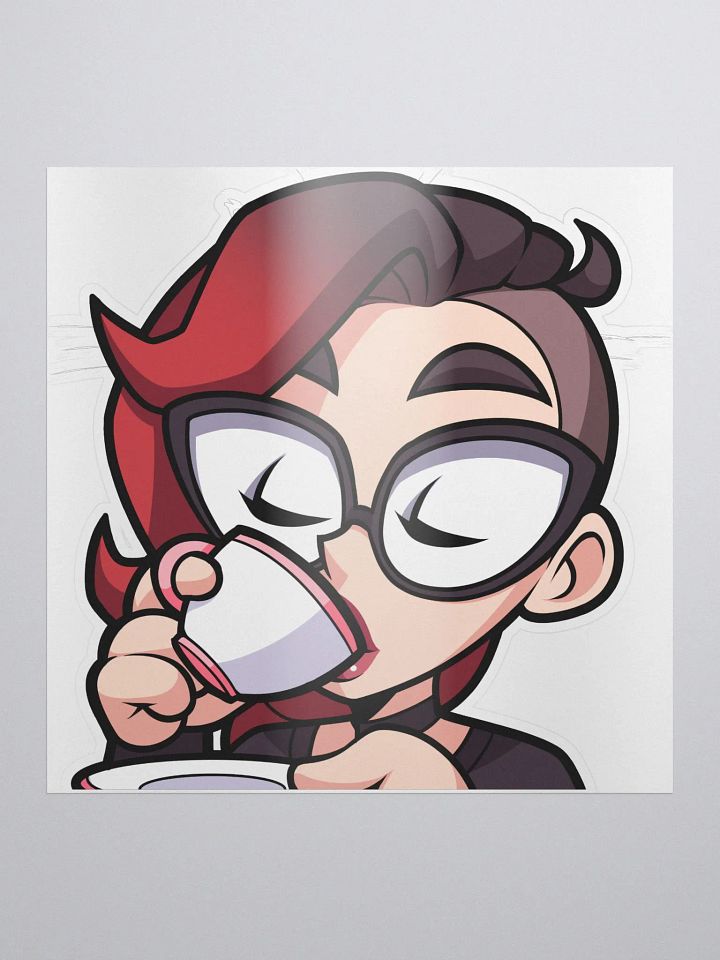 Nikatine Sip Emote Sticker product image (2)