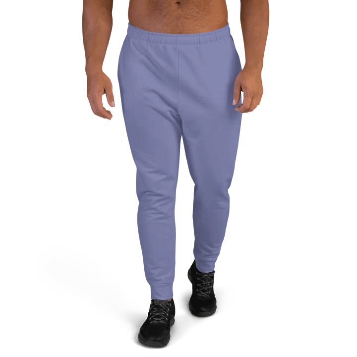 Plain Purple Soft Summer Recycled Polyester Premium Men's Joggers by Treasure Pie product image (1)