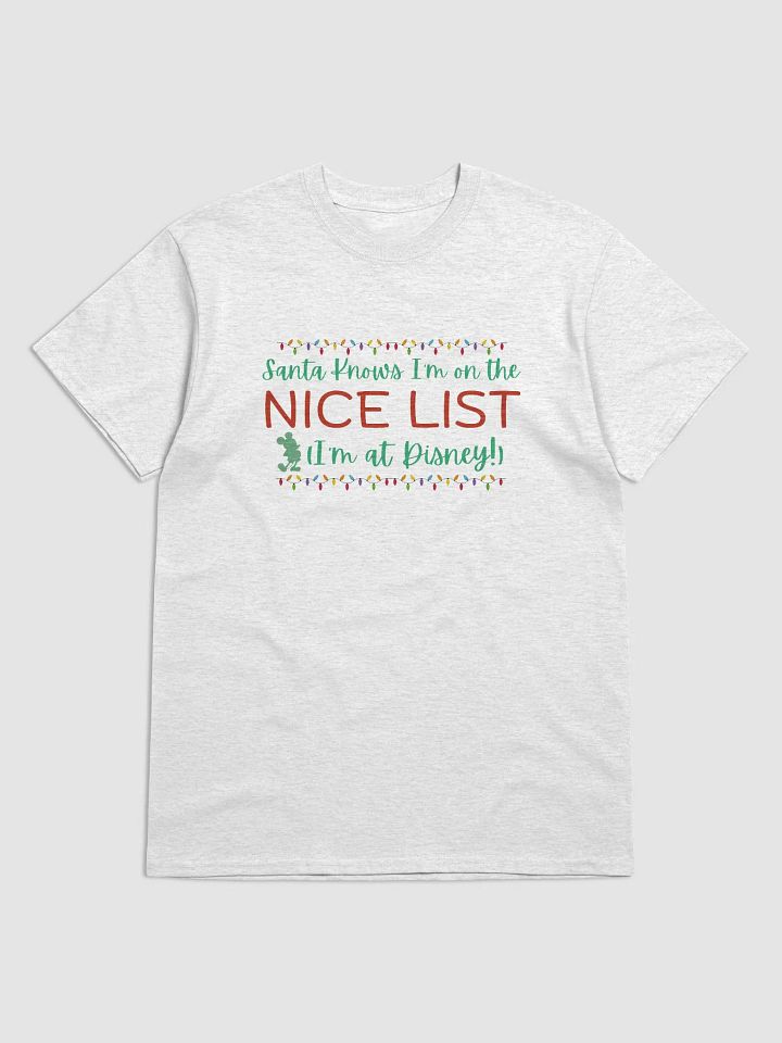 Mickey Mouse Nice List Men's Tee product image (4)